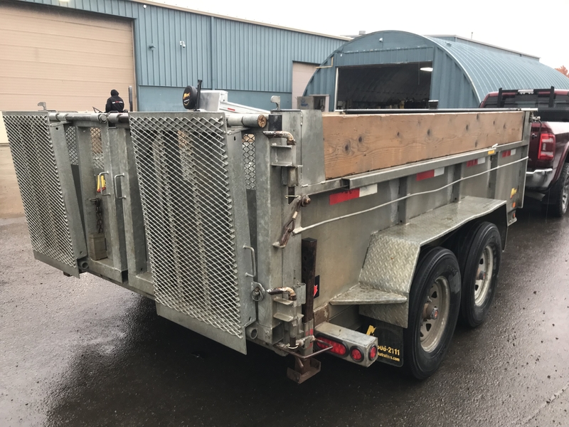 Cargo, Utility Trailers  2021 Miska 7 Ton Galvanized Dump Trailer Photo